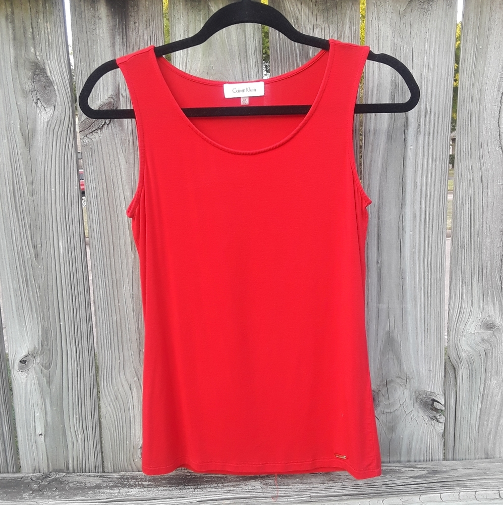 Red tank top!